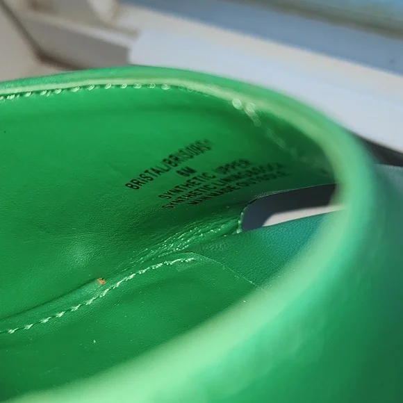 Steve Madden Bristal slip on green platform shoes-6 - Picture 8 of 11